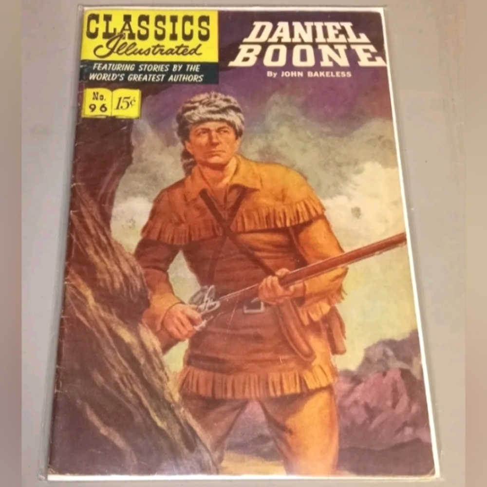 1952 Classics Illustrated #96 Daniel Boone by John Bakeless Comic Book (VG)